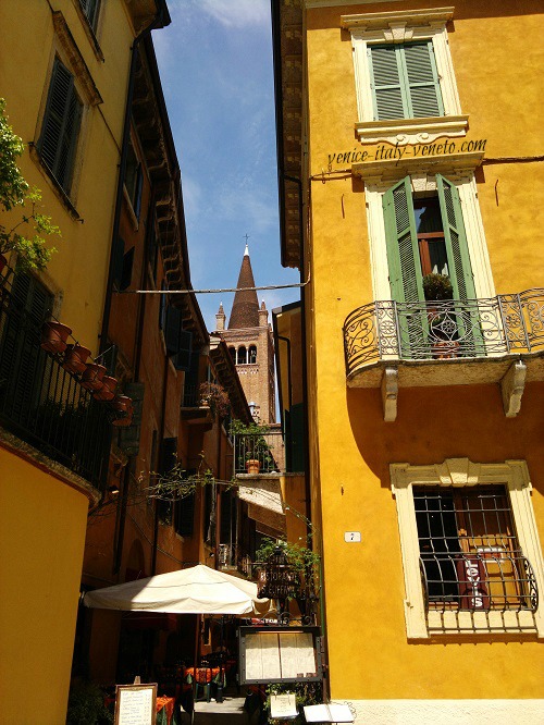 Verona -yellow buildings