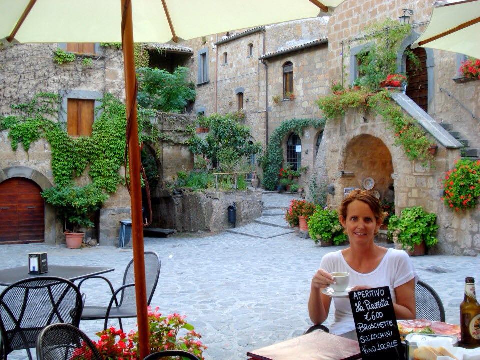 Piazza of Civita di Bagnoregio by James Jones