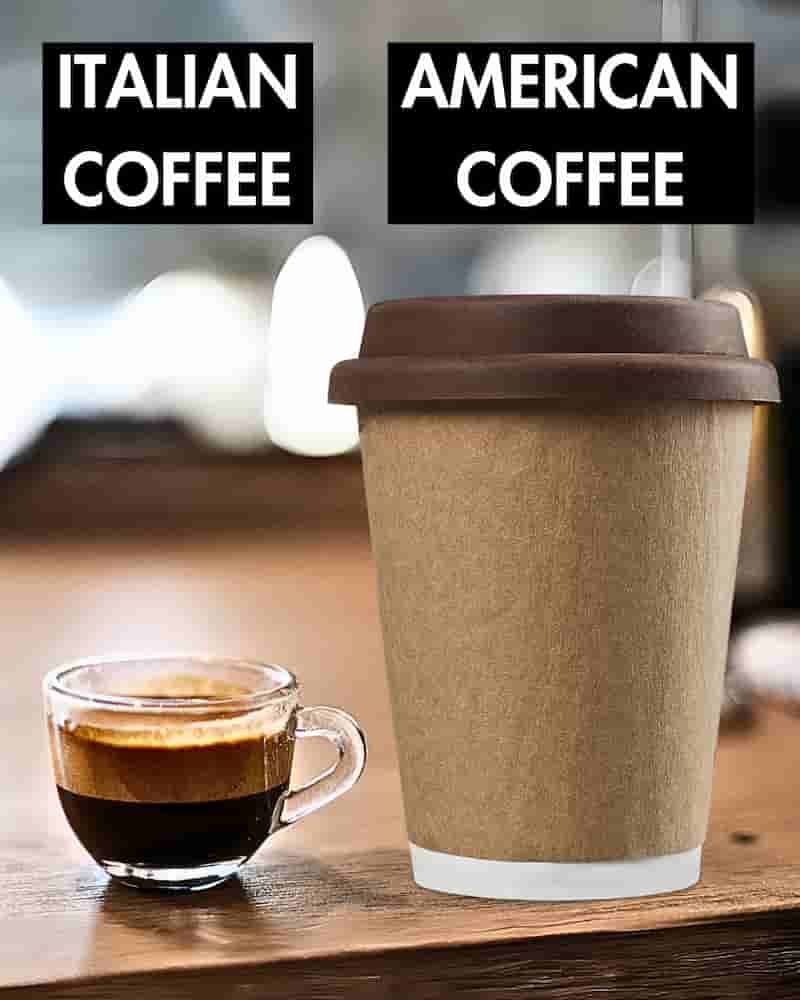 Coffee in America and Italy
