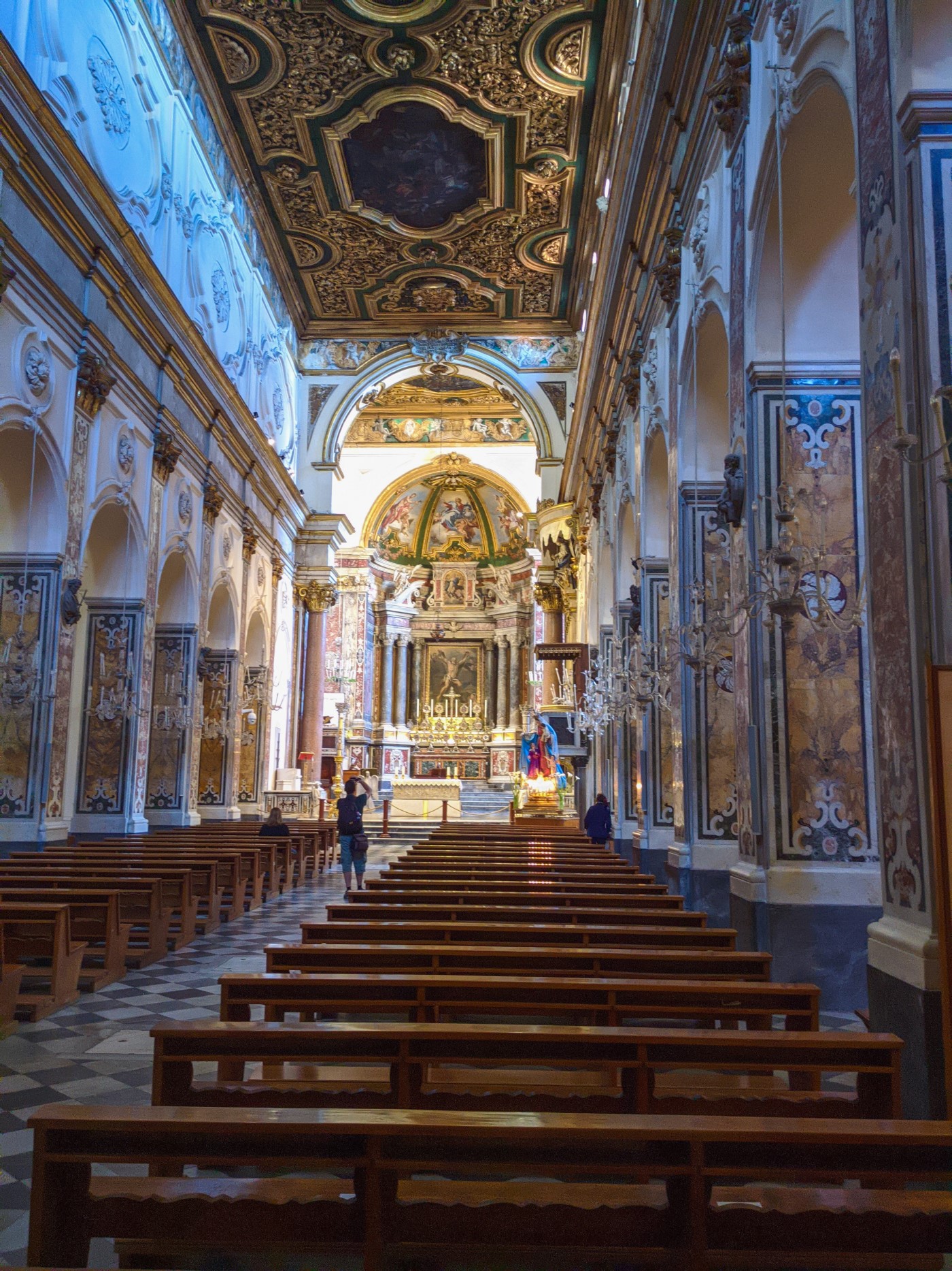 Inside the Amalfi Cathedral
