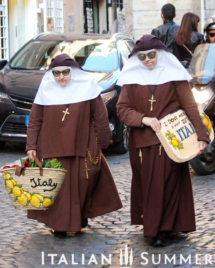 Nuns Shopping in Rome