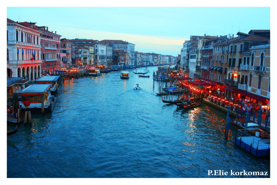Grand Canal in Venice Italy