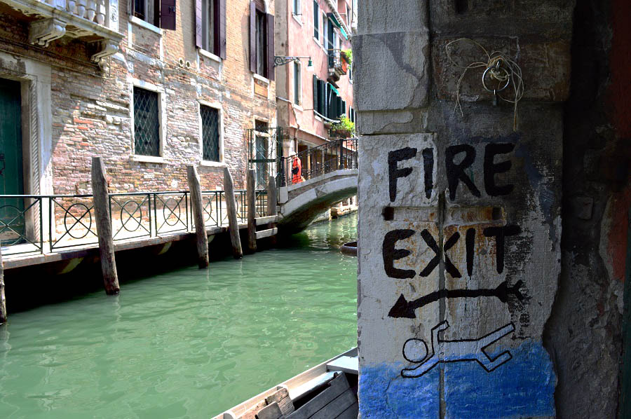 Fire Exit - Venetian style