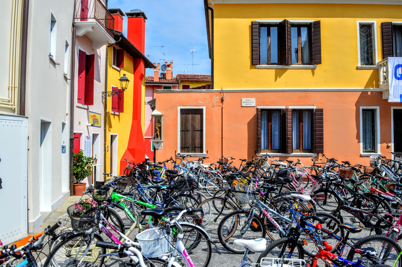 Bicycles in Caorle