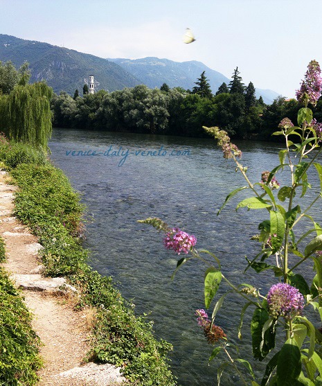Bassano and Brenta River