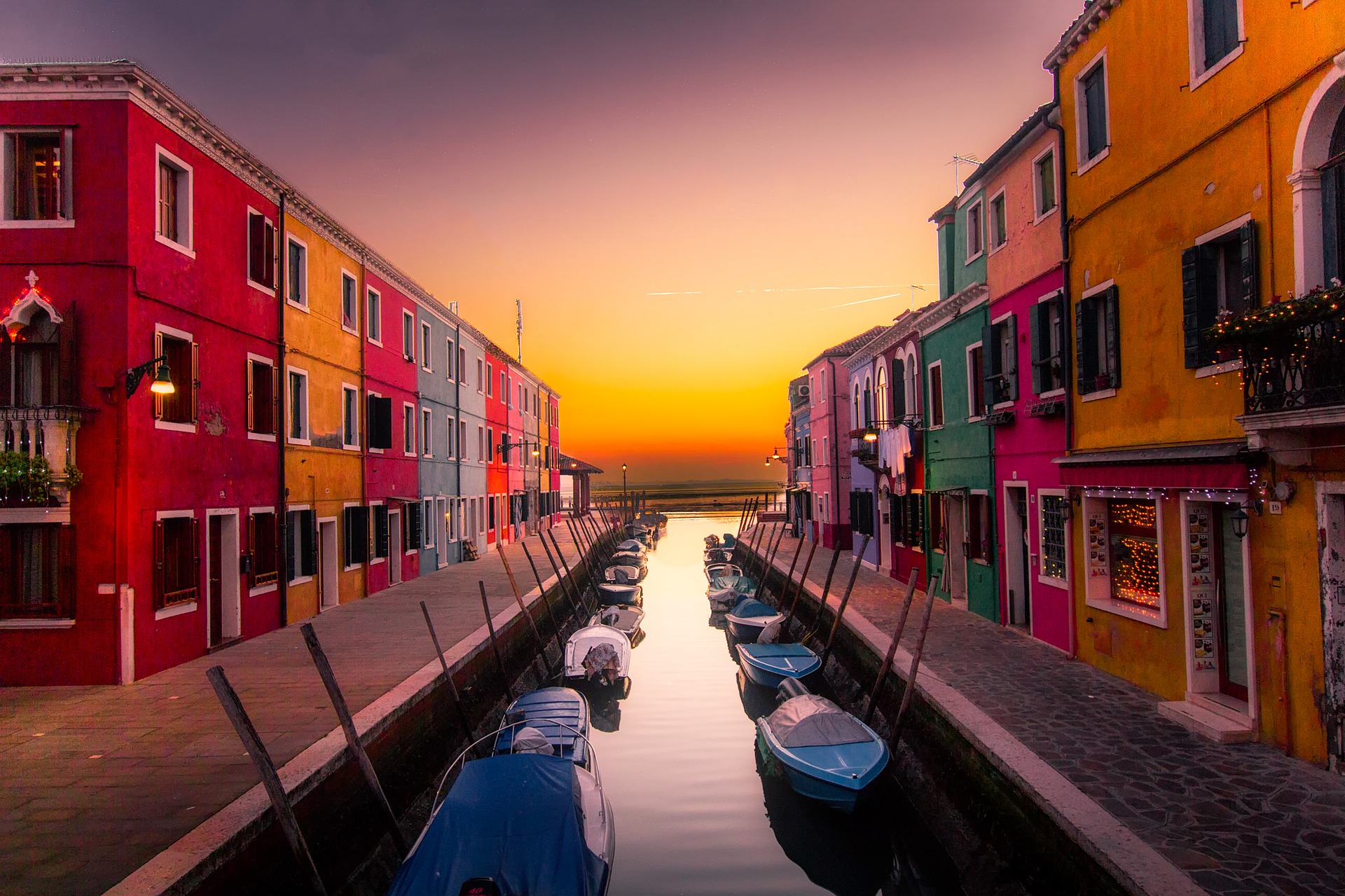 Burano at Sunset