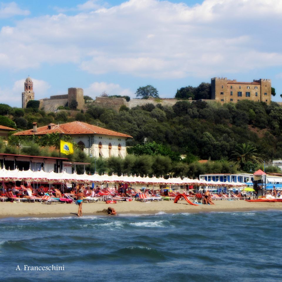On the beach in Tuscany 