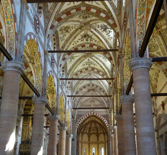 Veronese Church interior Italy