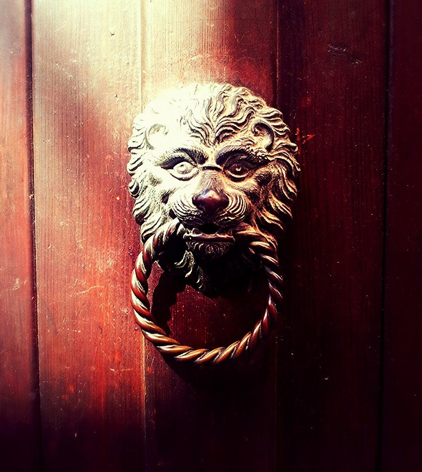 Door knob in Venice Italy