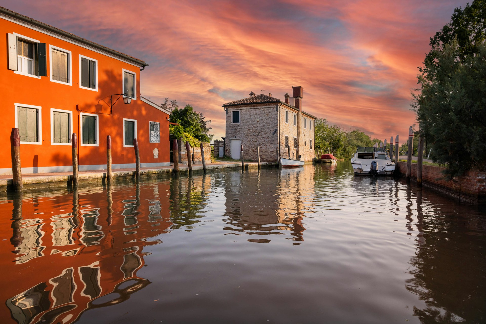 Torcello at sunset