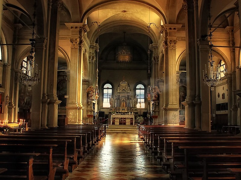 Inside a Church