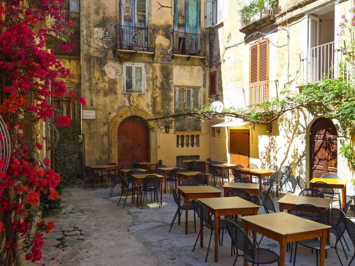 Typical Piazza in Tropea