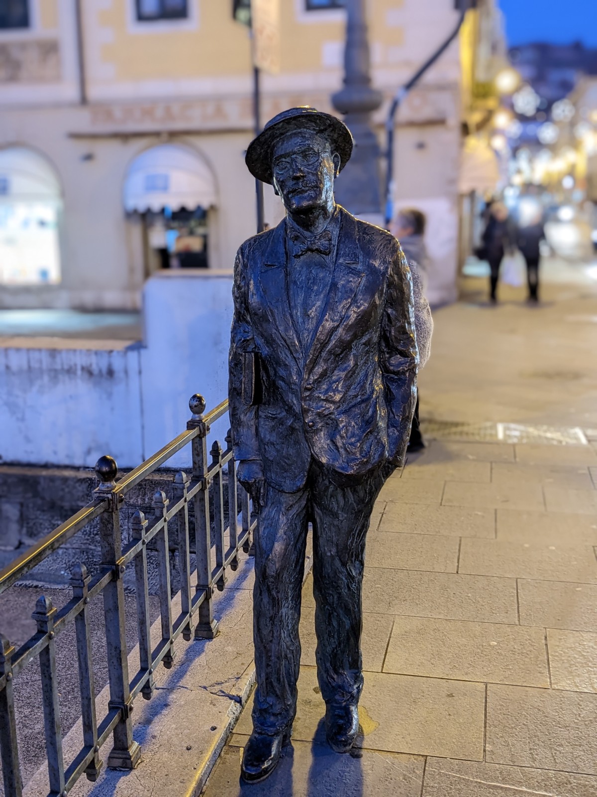 James Joyce statue in Trieste