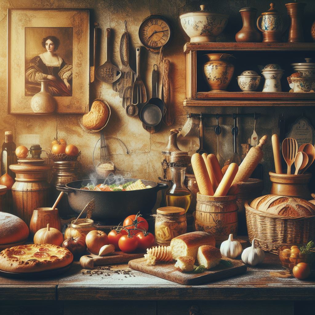 Traditional Kitchen in Italy Traditional Kitchen in Italy