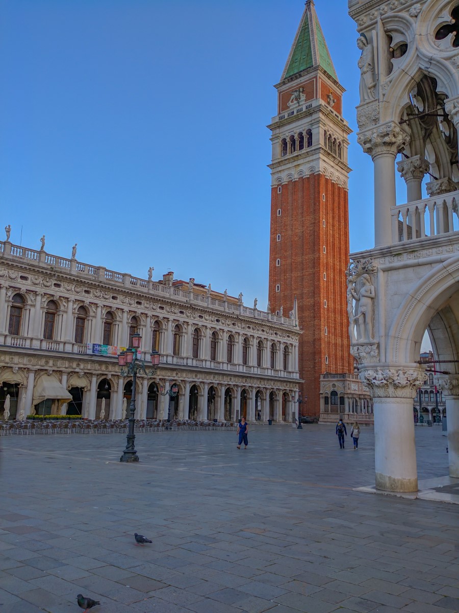 St Mark's bell tower at dawn