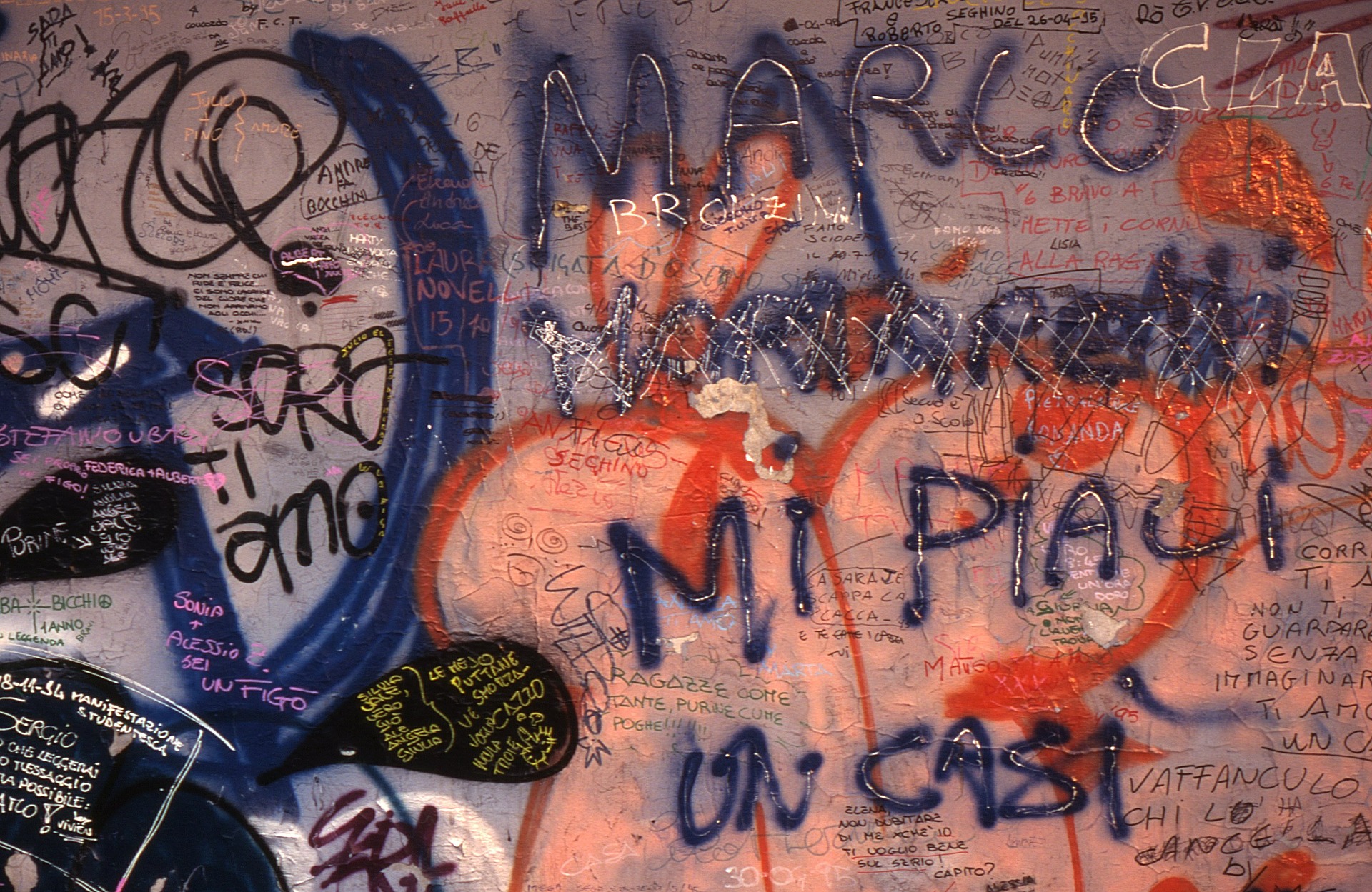 Graffiti in Naples, Italy