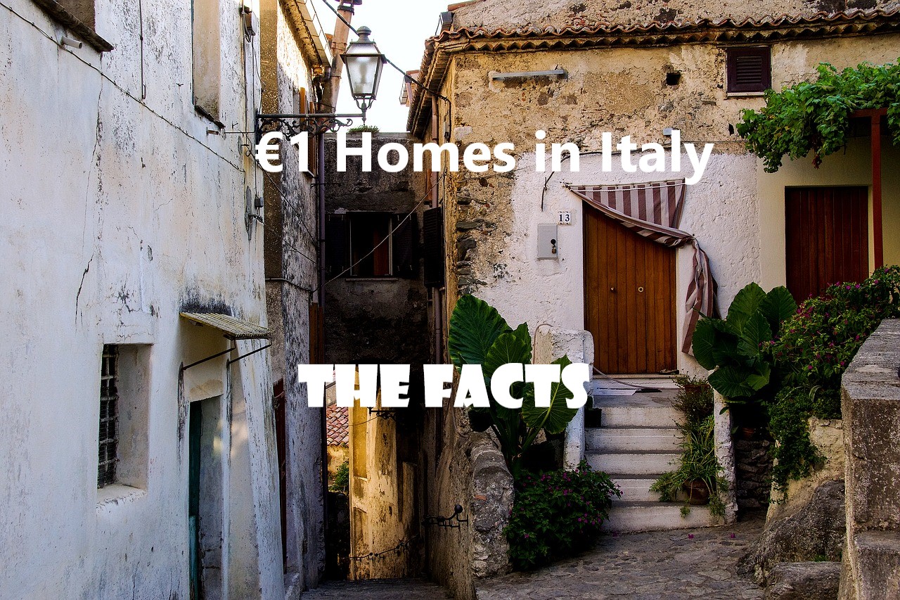 1 Euro Houses in Italy in 2024