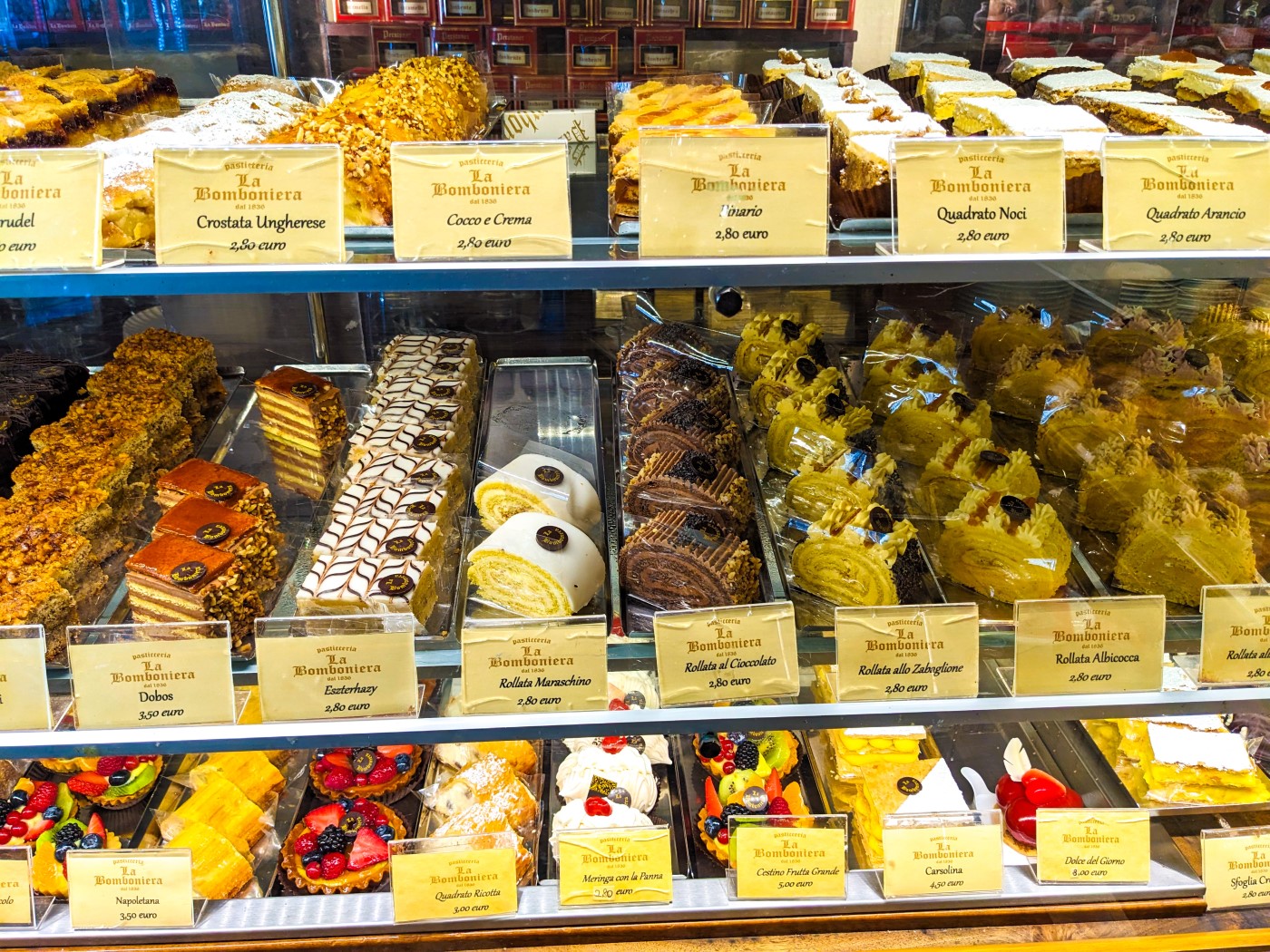 Pastries in Trieste