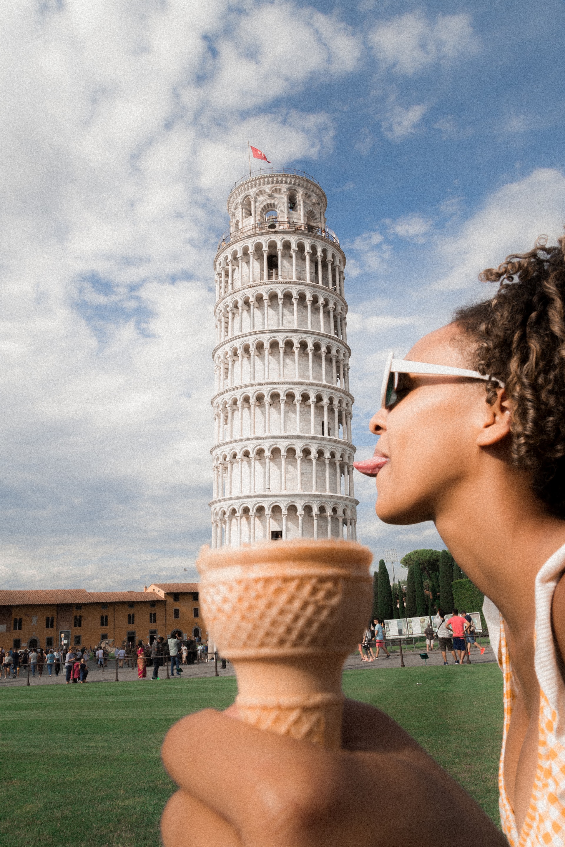 Pisa Leaning Tower Selfie Pisa Leaning Tower Selfie