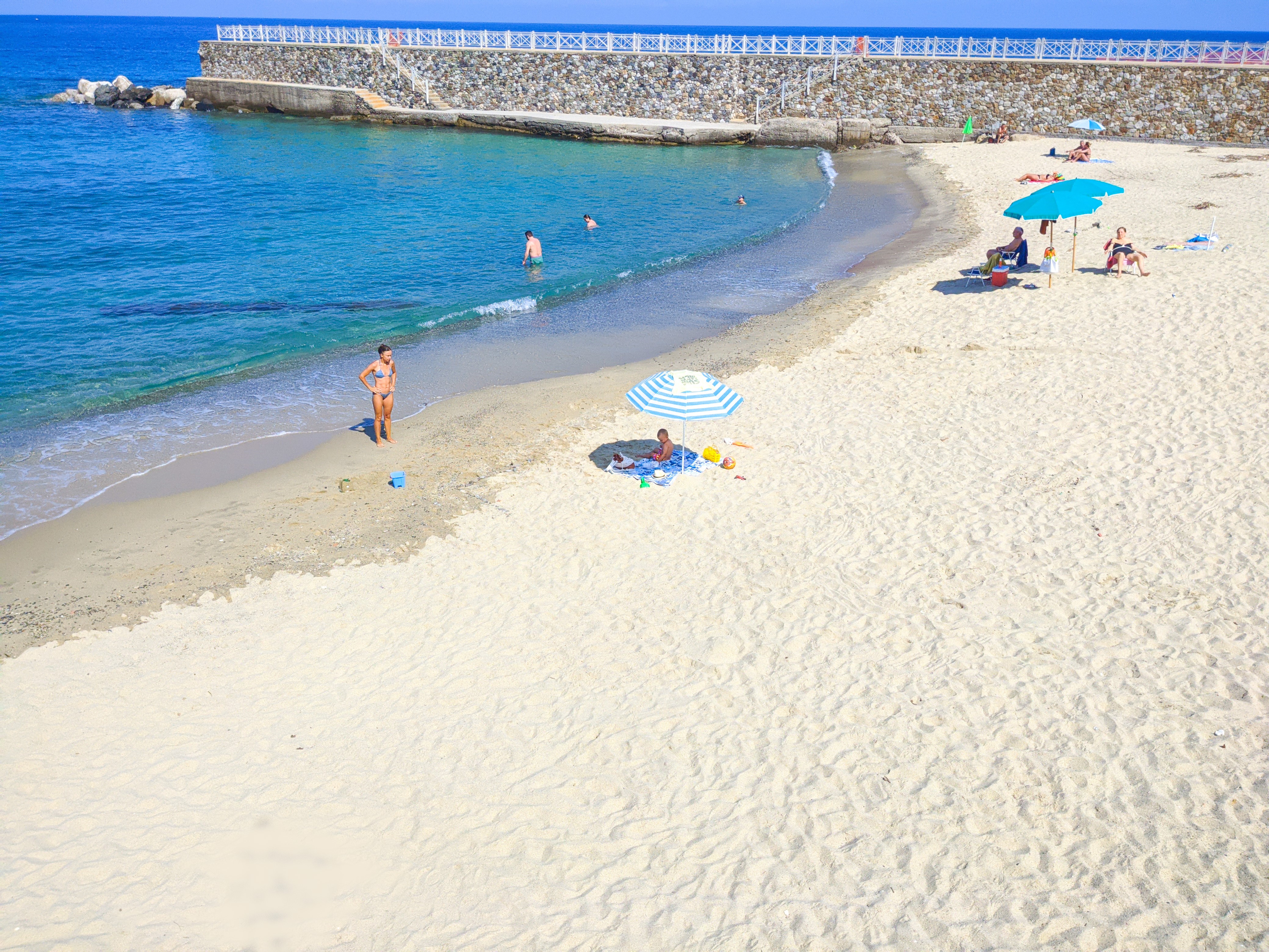 Beach in Pizzo Calabro