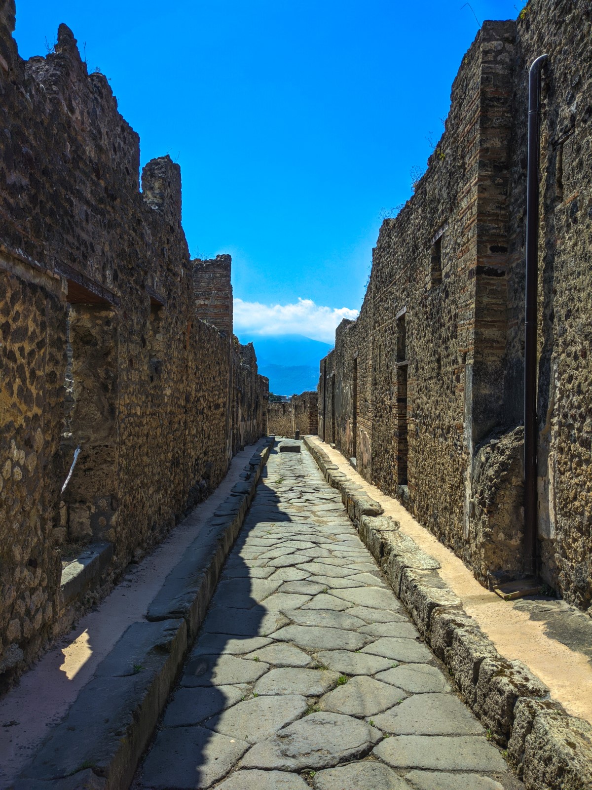 Street in Pompeii Italy