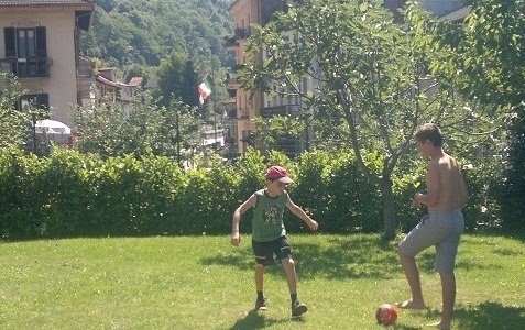 kids soccer in Italy 