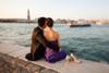 couple looking at Venice