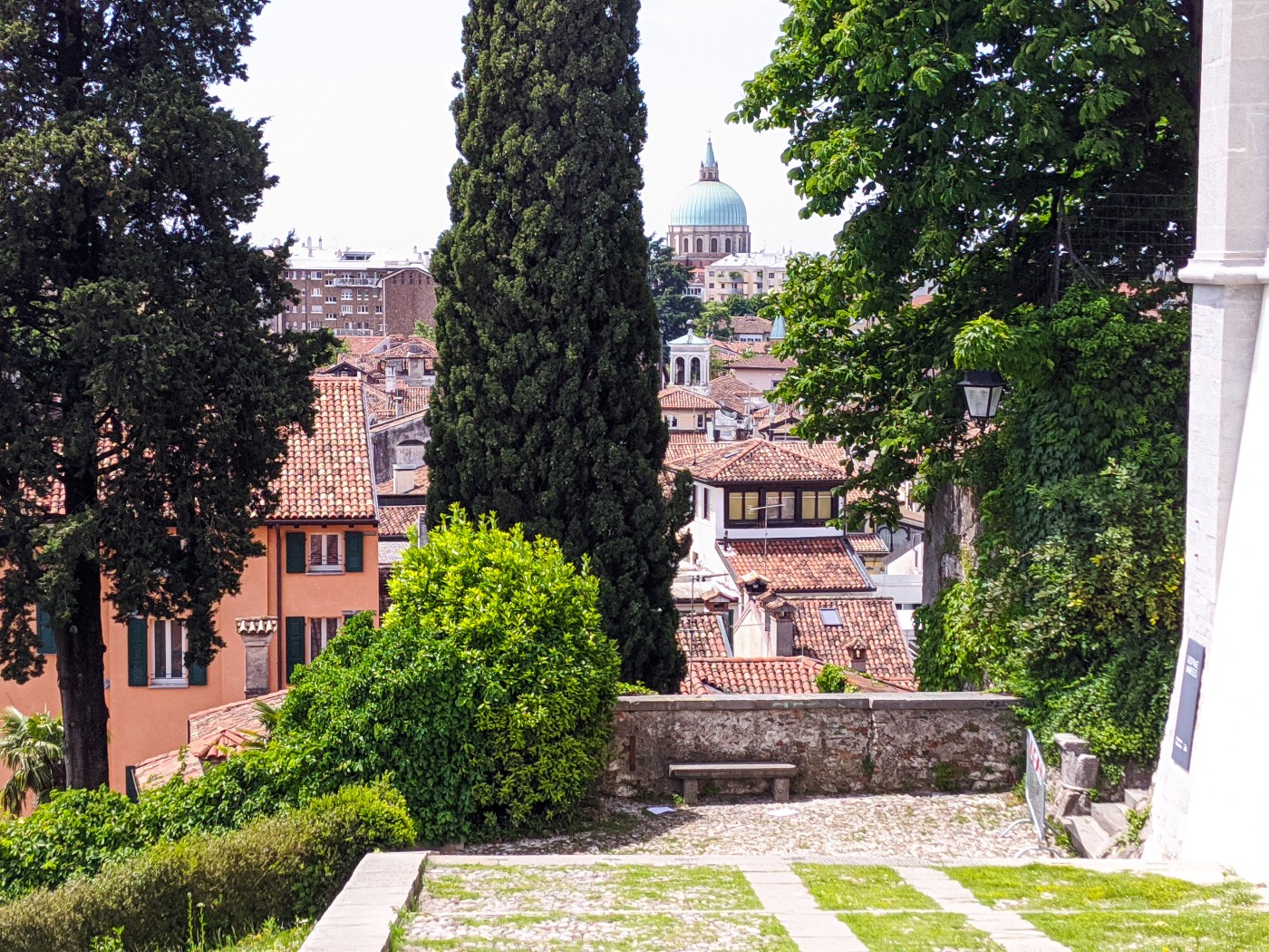 view from the Castle of Udine