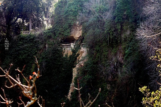 Villa Gregoriana view of garden