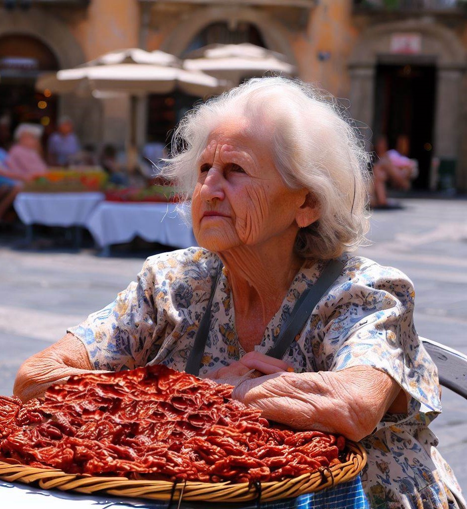 Sundried tomatoes in Italy